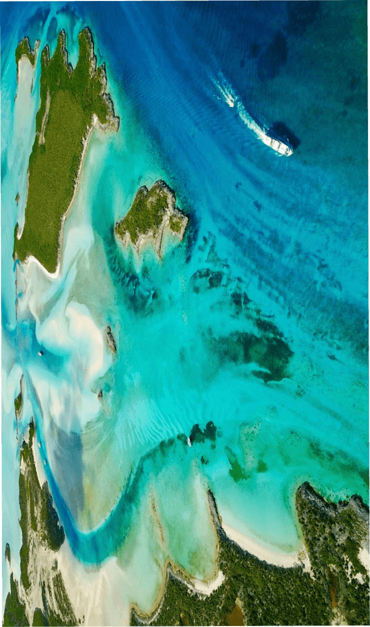 Warderick Wells: You will enjoy a different vibe on this island. There are many trails to walk, blow holes to visit, cliffs to jump off, breathtaking views over one of the Exumas highest points next to snorkeling and paddling within the lagoon.